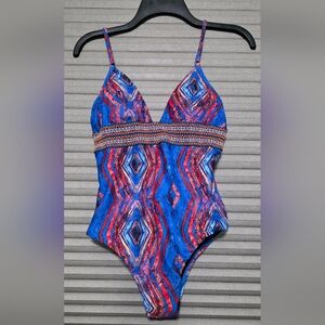 VENUS Vibrant Blue and Red Swimwear